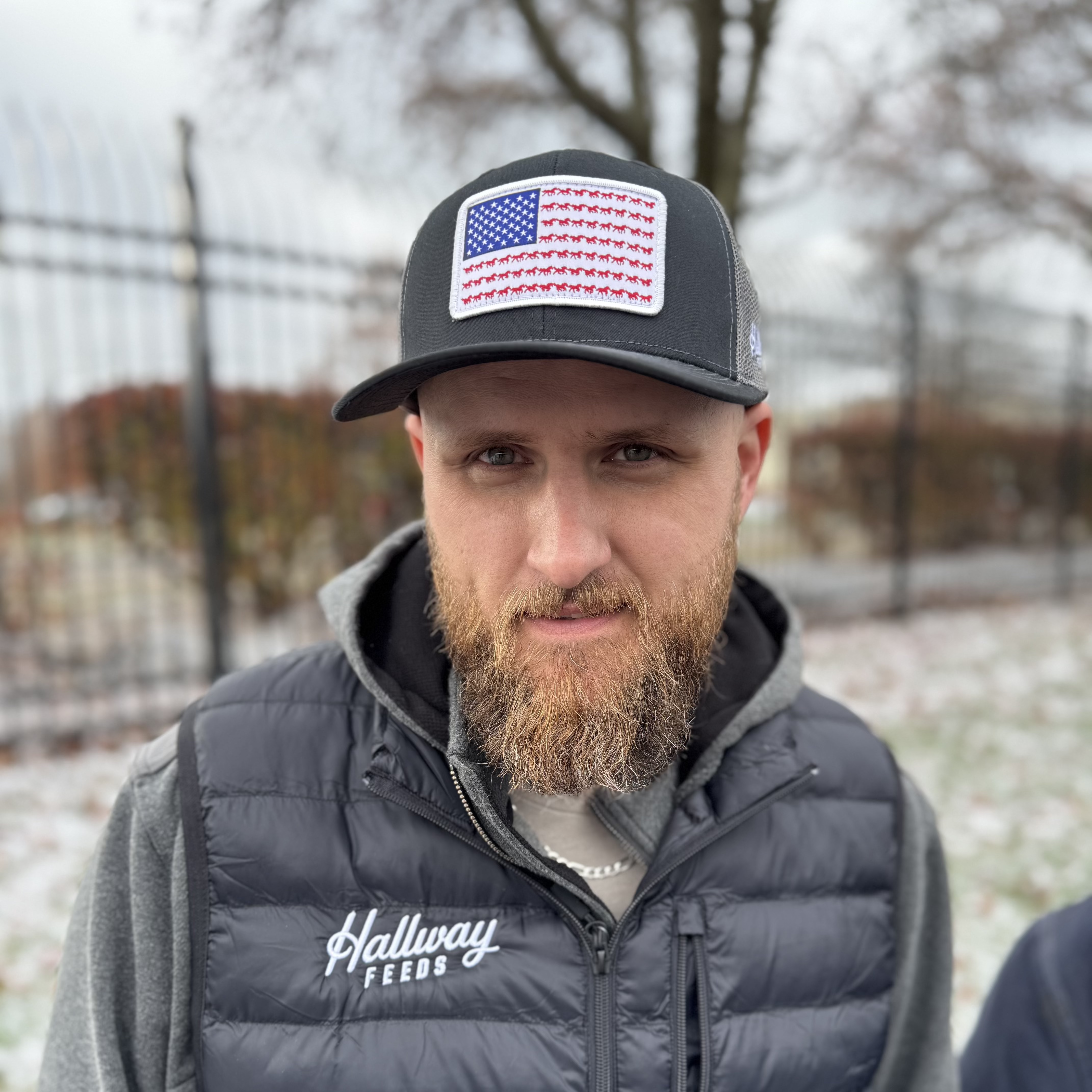 Running Horse Flag Hat