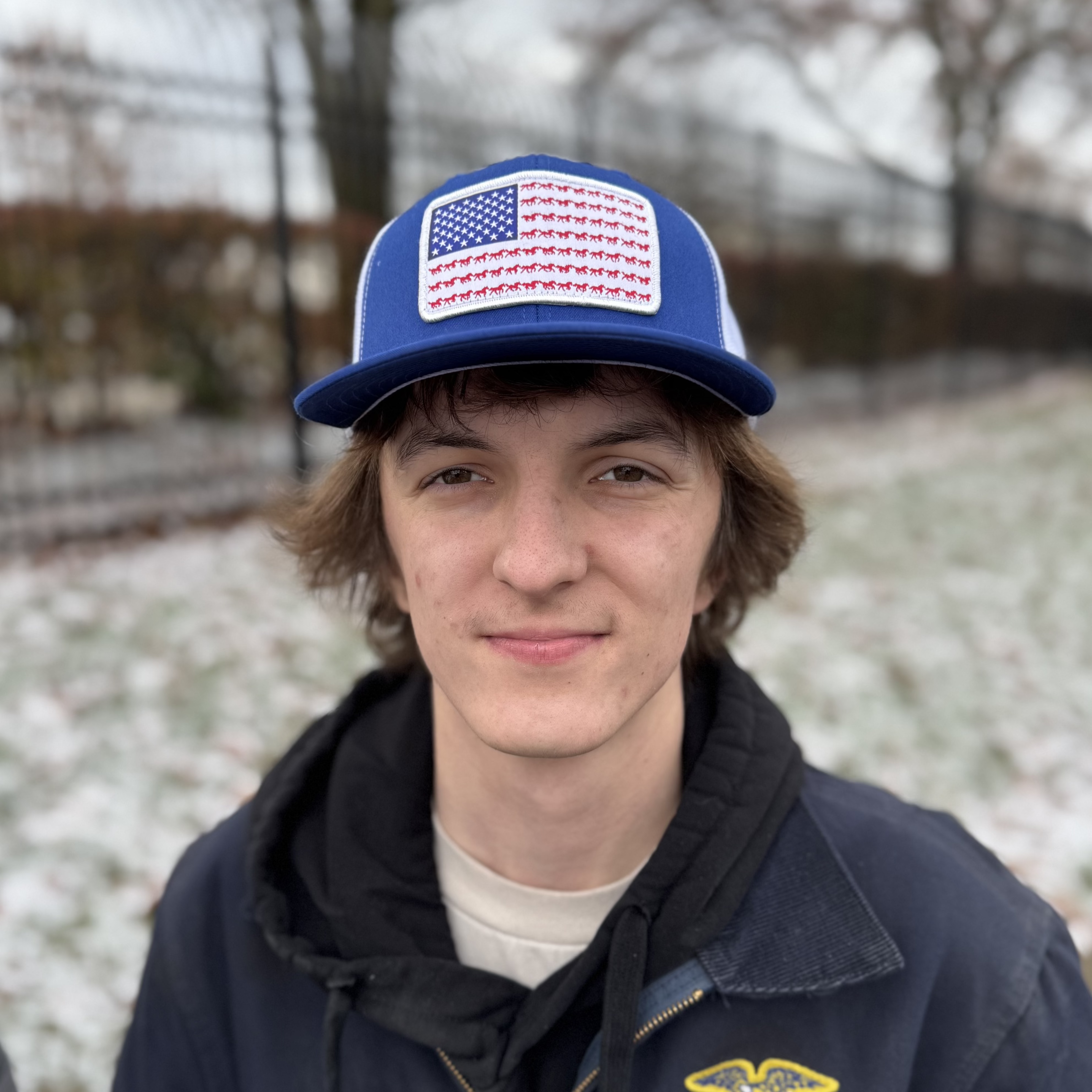 Running Horse Flag Hat