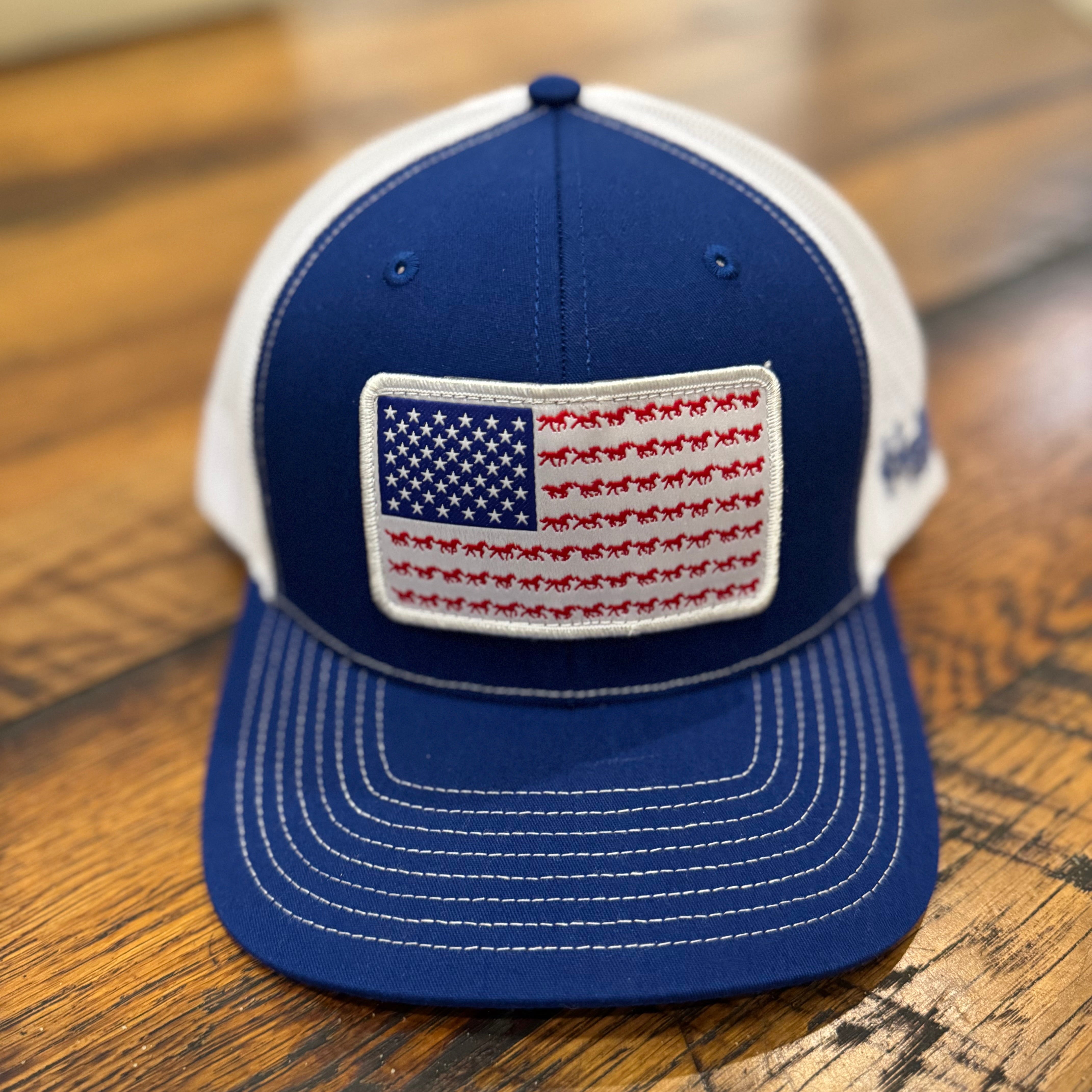Running Horse Flag Hat