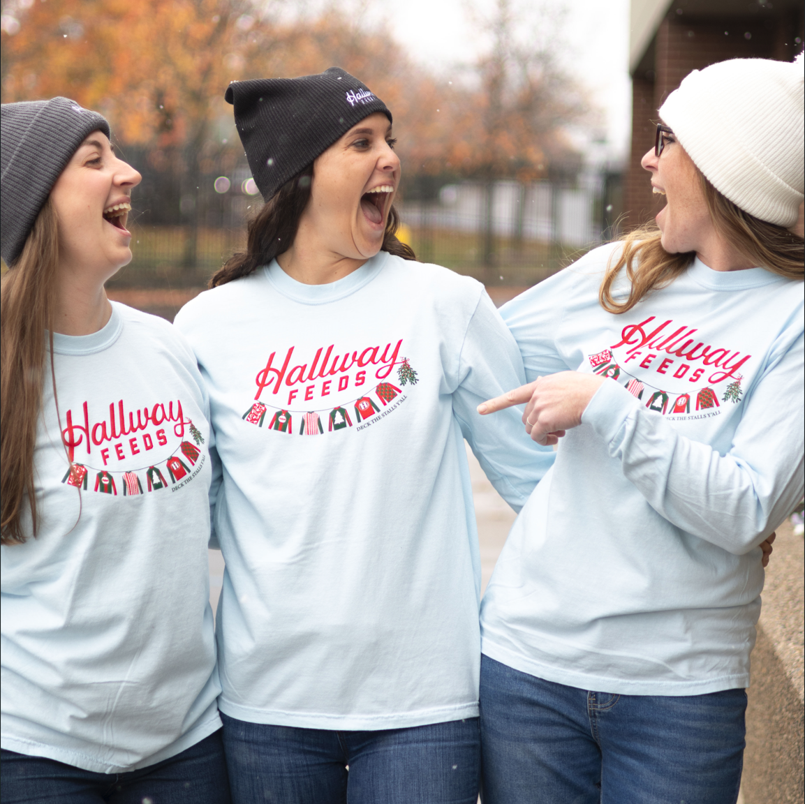 Deck The Stalls Shirt: reduced from $25 down to $20 while supplies last!