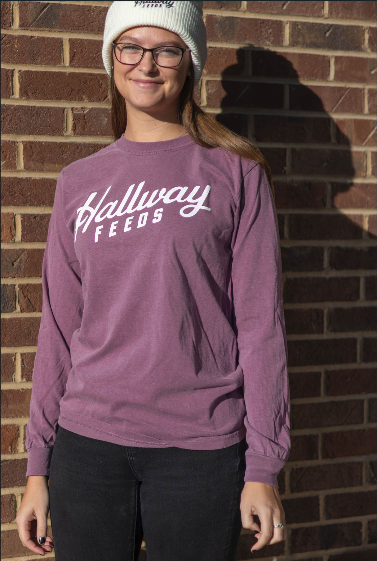 Hallway Feeds Logo Long Sleeve T-Shirt